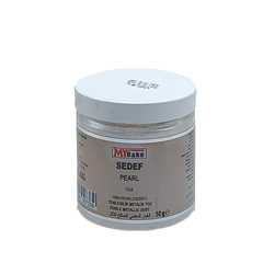 My Bake Metalik Toz 50gr Sedef - My Bake