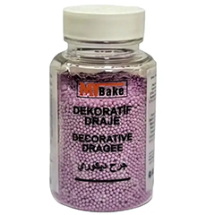 My Bake Mor Boncuk Şeker, 200 gr, 0 mm - My Bake