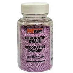 My Bake Mor Boncuk Şeker, 200 gr, 2 mm - My Bake