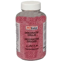 My Bake Pembe Boncuk Şeker, 200 gr, 0 mm - My Bake