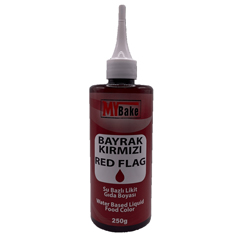 My Bake Su Bazlı Likit Gıda Boyası, Bayrak Kırmızı 250 ml - My Bake