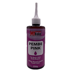 My Bake Su Bazlı Likit Gıda Boyası, Pembe, 250 ml - My Bake
