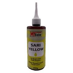 My Bake Su Bazlı Likit Gıda Boyası, Sarı, 250 ml - My Bake