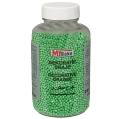 My Bake Yeşil Boncuk Şeker, 200 gr, 0 mm - My Bake