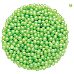 My Bake Yeşil Boncuk Şeker, 200 gr, 2 mm - My Bake