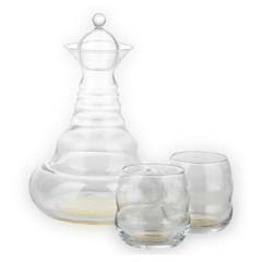 Natures Design Alladin Water Revitalizing Carafe 1.3Lt + 2 Mythos Cups - Natures Design
