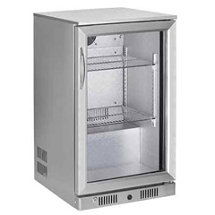 NDustrıo GDC-150-SS Bar Arkası Tek Kapılı Şişe Soğutucu, Inox, 60x52x90 cm - NDustrıo