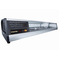 NDustrıo SCR-140 Bombe Camlı Teşhir Ünitesi, 6 GN 1/3, 139,5x40x25 cm - NDustrıo (1)