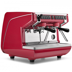 Nuova Simonelli Appia Life II Compact High Spoon Automatic Coffee Machine, Red - 2