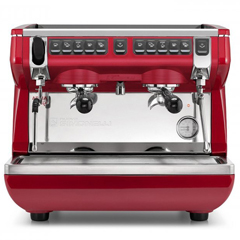 Nuova Simonelli Appia Life II Compact High Spoon Automatic Coffee Machine, Red - 1