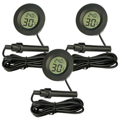 OEM FY22 Problu Temperature and Humidity Meter, 3 Pieces - 1