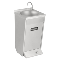 Omake EYK01 038 Hand Wash Sink, Foot Operated, 45x46x86 cm - Omake