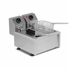 Omake FRT21 E21 Fryer, Electric, 3+3 Liter - Omake