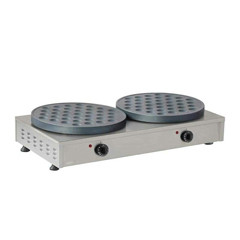 Omake PNK04 E21 Double Pancake Machine, Teflon, 37 Compartment, Electric - Omake