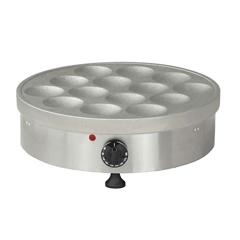 Omake PNK11 E11 Single Pancake Maker, Non-Teflon, 14 Compartments, Electric - Omake