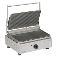 Omake TST01 E11 Grooved Panini Grill, 12 Slices, Electric - Omake