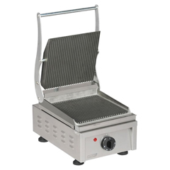 Omake TST01 E11 Grooved Panini Grill, 8 Slices, Electric - Omake