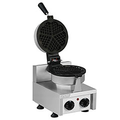 Omake WFL11 E12 Manual Timer Single Waffle Maker, Flower Model, Mold Diameter 17 Cm, Electric - Omake