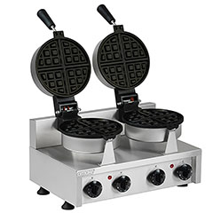 Omake WFL11 E22 Manuel Zamanlayıcılı Çiftli Waffle Makinesi, Yuvarlak Model, Kalıp Çapı 18 Cm, Elektrikli - Omake