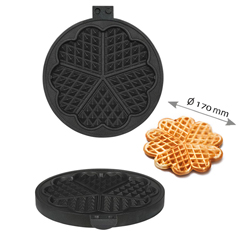 Omake WFL11 Waffle Flower Mold Set, Diameter 17 Cm - Omake