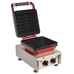 Omake WFL21 E12 Manuel Zamanlayıcılı Tekli Waffle Makinesi, Kare Belçika Model, Kalıp Çapı, 9,2x16,2 Cm, Elektrikli - 1