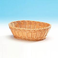 Zicco Oval Bread Basket, Plastic, 25x19x8 cm, Light Color - Zicco