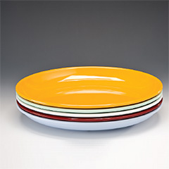 Zicco Oval Melamin Teşhir Tabağı, 40,5x29,5x5 cm - 1