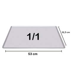 Özdemir Aluminum Italian Sheet Pan, 1/1, 32,5x53 cm - 2
