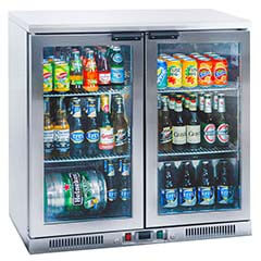 Öztiryakiler 2 Kapılı Şişe Soğutucu, Bar Refrigerator, Stainless - Öztiryakiler