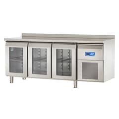 Öztiryakiler 3 Glass Door Counter Freezer, Tag 370 Nmv 304 Quality - Öztiryakiler
