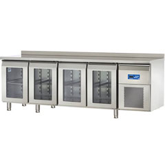 Öztiryakiler 4 Glass Door Counter Freezer, Tag 470 Nmv, 304 Quality - Öztiryakiler