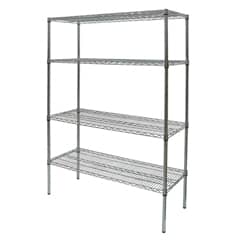 4 Tier Stainless shelving-units, Grill Table, 61x122x183 cm, 201 Quality - Öztiryakiler
