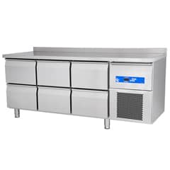 Öztiryakiler 6 Çekmeceli Yatay Tip Derin Dondurucu, Tag 370 Lmv, 304 Kalite - Öztiryakiler