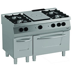 Öztiryakiler 700 Series Gas Range with Gas Stove, 6 Burner Gas Cooker, 120x70x85 cm, OSOGF 12070 SLS - Öztiryakiler
