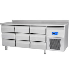 Öztiryakiler 9 Drawer Counter Freezer, Tag 370 Nmv, 304 Quality - Öztiryakiler