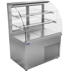 Öztiryakiler Bombe Glass Cold Display Cabinet, 240 lt, 100x70x135 cm, ETD - 11C10 Model - Öztiryakiler