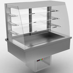 Öztiryakiler Built-in Self Service Cold Display Cabinet, 180 cm, ETA - 21C18 Model - Öztiryakiler