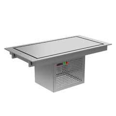 Öztiryakiler Built-in Stainless Cold Surface, 144 cm ETA - 12C4G Model - Öztiryakiler