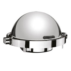 Öztiryakiler Chafing Dish, Spherical Lid, Countertop, Inset Legless, Sliding, Without Heater - Öztiryakiler