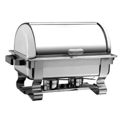 Öztiryakiler Chafing Dish, Yekpare Rolltop Kapak, Was Ayak, Kızaklı - Öztiryakiler