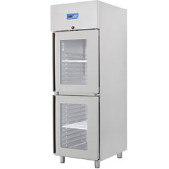Öztiryakiler Çift Cam Kapılı Dik Tip Buzdolabı, Gn 600 NMV Model, 304 Model - Öztiryakiler