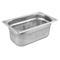 Öztiryakiler Corner Patterned Perforated Gastronorm Pan, 15 cm, Gnp 1/4 - Öztiryakiler