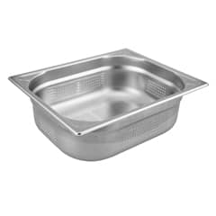 Öztiryakiler Corner Patterned Perforated Gastronorm Pans, 10 cm, GNP 1/2 - Öztiryakiler