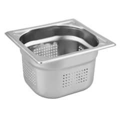 Öztiryakiler Corner Patterned Perforated Gastronorm Pans, 10 cm, Gnp 1/6 - Öztiryakiler