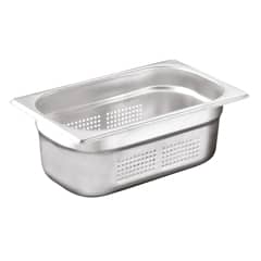 Öztiryakiler Corner Patterned Perforated Gastronorm Pans, 4 cm, Gnp 1/4 - Öztiryakiler