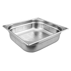 Öztiryakiler Corner Patterned Perforated Gastronorm Pans, 6.5 cm, GNP 2/3 - Öztiryakiler