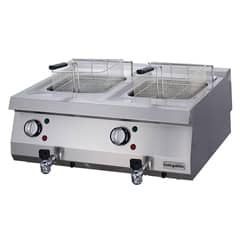 Öztiryakiler Counter Top Electric Fryer, Double, 80x70x30 cm, OFEI 8070 - Öztiryakiler