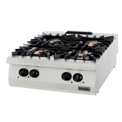 Öztiryakiler Counter Top Gas Stove, Quad, 40 kw, 80x90x30 cm, OSOG 8090 P - Öztiryakiler