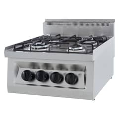 Öztiryakiler Counter Top Gas Stove, Quad, 60x65x30 cm, OSOG 6065 PS - Öztiryakiler