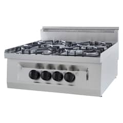 Öztiryakiler Counter Top Gas Stove, Quad, 80x65x30 cm, OSOG 8065 P - Öztiryakiler
